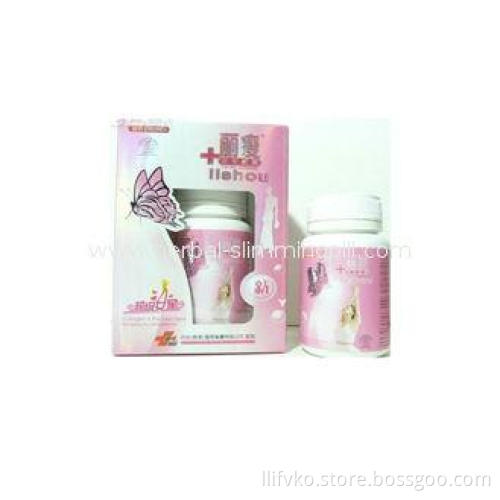 Lady Waist Lishou Slimming Pills Pink Bottle For Lower Bloo